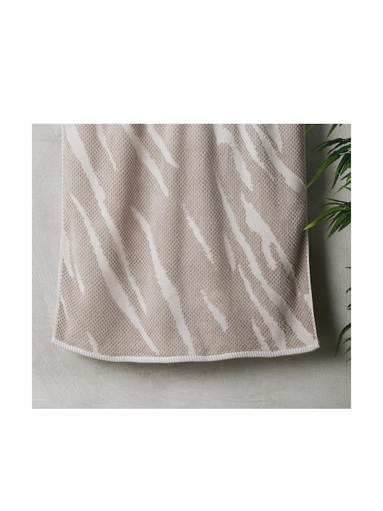 Kentia Bath Towel 70x140cm. Beige Weight 600gr/m²