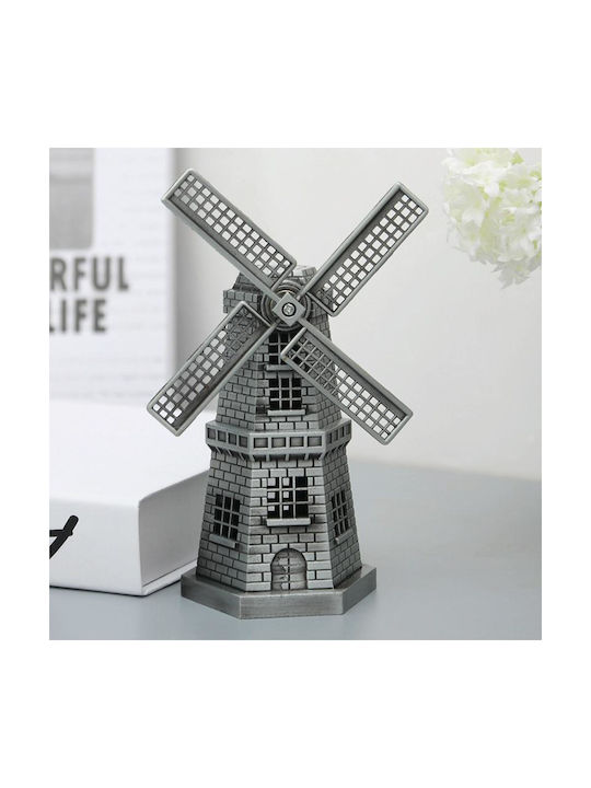 Decorative Windmill made of Metallic 7.8x7.8x17cm 1pcs