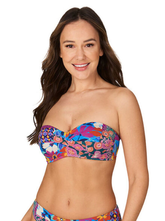 Strapless Bikini Top με Ενίσχυση