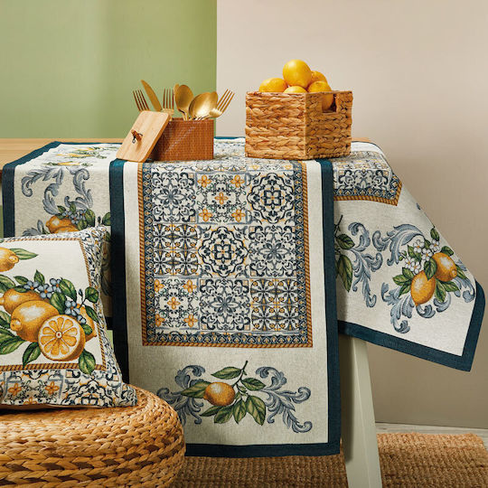 Whitegg Карирана Подредба Синя 100x100см Whitegg Карирана Подредба Синя 100x100см