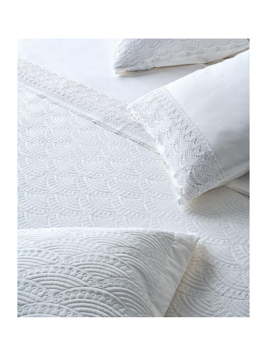 Kentia Sheet Sets Queen 240x270cm. 000074581 White 4pcs