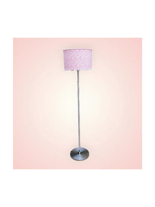 Oxygen Pink Cell Φωτιστικό Δαπέδου Υ155xΜ1.55εκ. με Ντουί για Λαμπτήρα E27 Ροζ