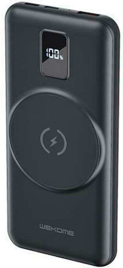 WK Power Bank 10000mAh 15W Power Delivery / Quick Charge 3.0 Μαύρο