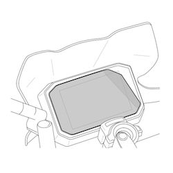 Puig Motorrad Schutzkleidung Aprilia Tuareg Transparent