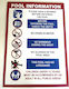 Sign Σημανσης Πισινας 30*40 1212020A 1pcs