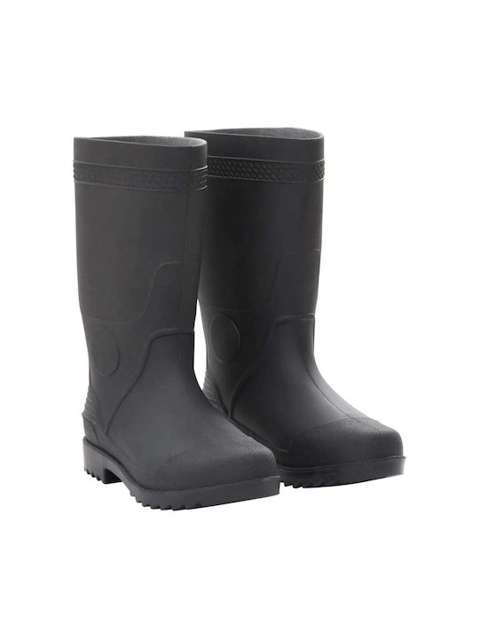 vidaXL Non-Slip Work Wellies Black