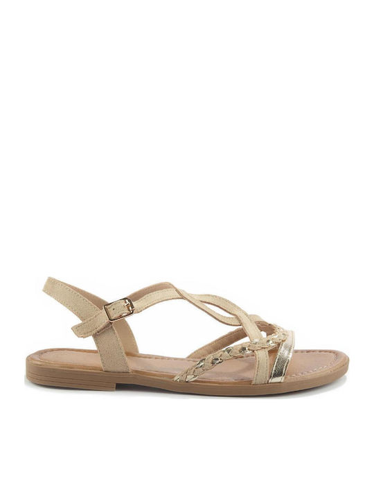 Fshoes Γυναικεία Σανδάλια Μπεζ