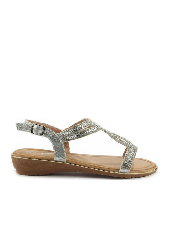 Fshoes Γυναικεία Σανδάλια Ασημί
