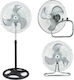 Human Pedestal Fan 70W Diameter 45cm