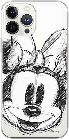 Case Apple Iphone 15 Pro Minnie 012 Disney Partial Print Transparent