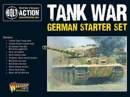 Warlord Games Фигура за Моделизъм Резервоар с Лепило и Бои