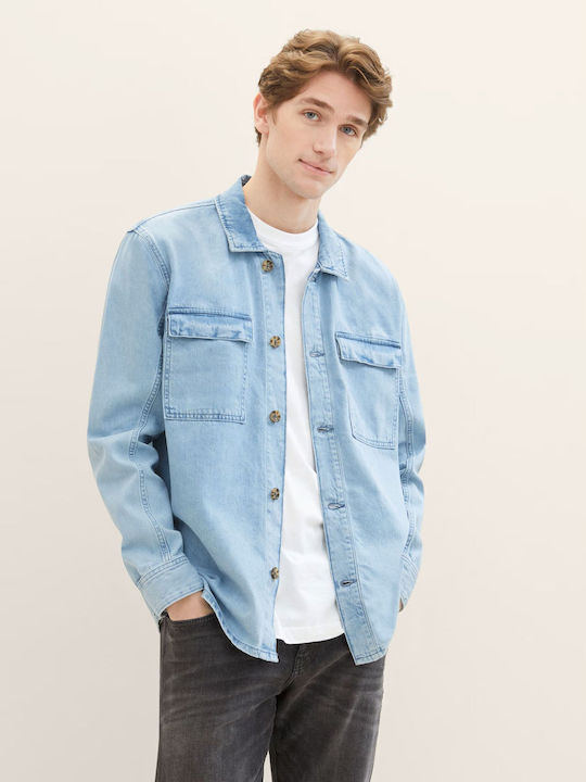 Denim Cămașă Albastru