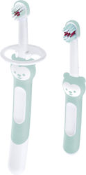 Mam Set Baby-Zahnbürsten für 5m+ 2 Stück Grün