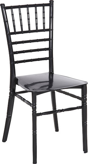 Scaun de catering Polipropilenă Tiffany Negru 42x49x88cm