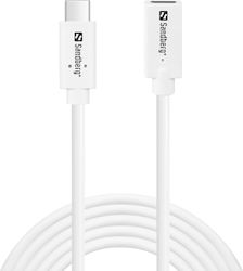 Sandberg USB 3.1 USB-C männlich - USB-C-Buchse 100W 2m (136-55) Sandberg USB 3.1 USB-C männlich - USB-C-Buchse 100W 2m (136-55)