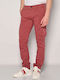 Brokers Jeans Herrenhose Cargo Burgundisch