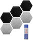 Audiodesigner Pet Hexagon Audio Treatment Material Panel (1 Piece)