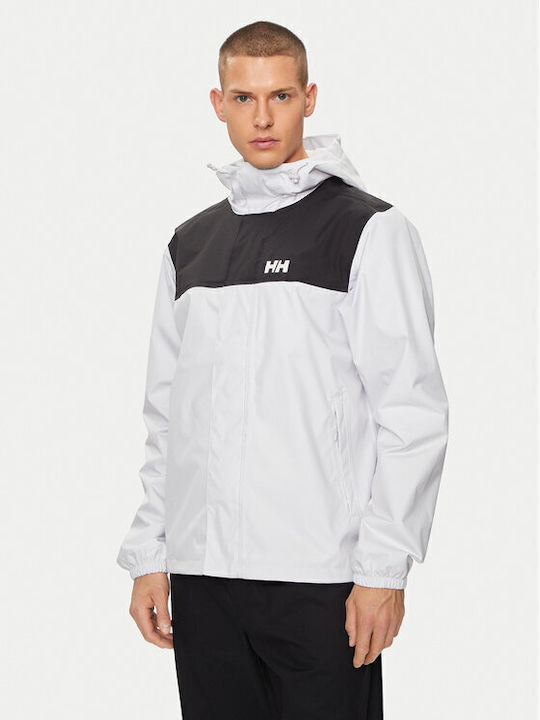 Helly Hansen Geci Barbati Waterproof Vancouver Rain Jacket 53935 Alb Regular Fit Geci Barbati Waterproof Helly Hansen