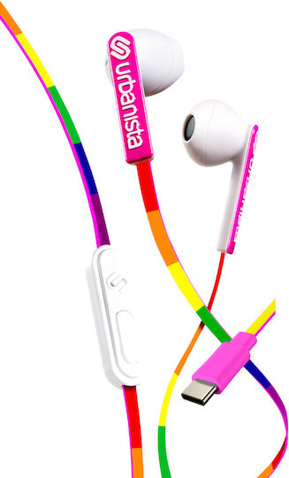 Urbanista San Francisco In-ear Handsfree Ακουστικά με Βύσμα USB-C Πολύχρωμο