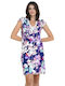 Primavera Sommer Damen Nachthemd Blau