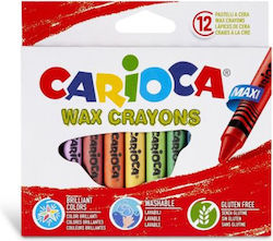 Carioca Jumbo Σετ Κηρομπογιές με 12 Χρώματα