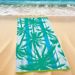 Lino Home Beige Beach Towel 180x90cm