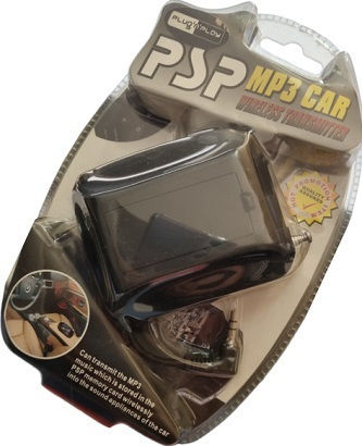 Plug N' Play MP3 Car Wireless Transmitter 141101 Wireless Receiver για PSP Μαύρος