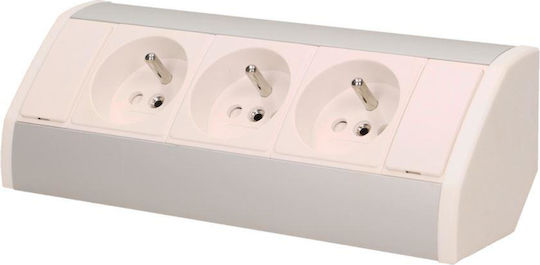Orno Power Strip 3 Positions with Cable 0.6m