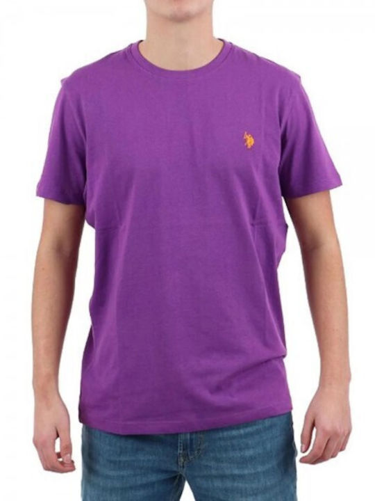 U.S. Polo Assn. T-shirt Bărbătesc cu Mânecă Scurtă Purple