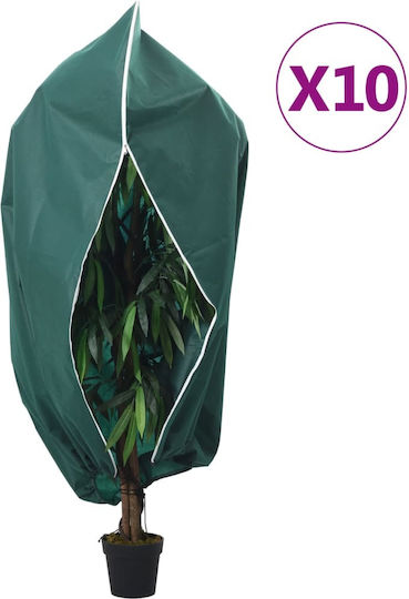 vidaXL 3203568 Antifreeze Cover 70gr/m² 1.55x1m Green