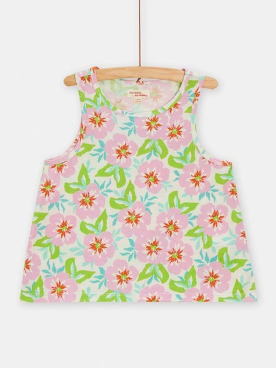 Dpam Kids Blouse Sleeveless Ecru