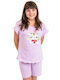 Nina Club Kids Pyjamas Summer Cotton Lila