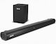 Akai Proffesional ASB-20CSW Soundbar 2.1 Bluetooth και HDMI 80W με Ασύρματο Subwoofer και Τηλεχειριστήριο Μαύρο
