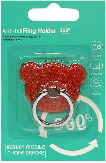 Ring Holder Κινητού σε Κόκκινο χρώμα 10246