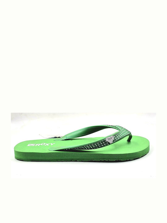 Roxy Frauen Flip Flops in Grün Farbe