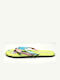 Volga Women's Flip Flops in Green Color