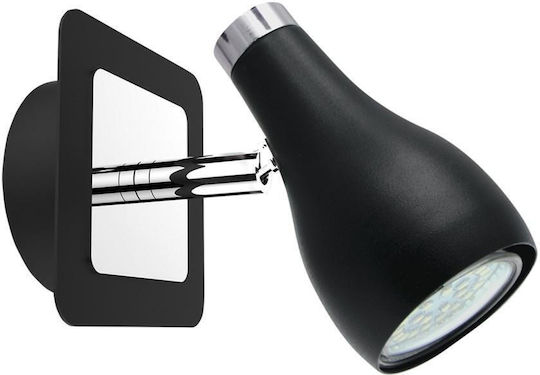 Struhm Einzel Spot mit Fassung GU10 in Schwarz Farbe