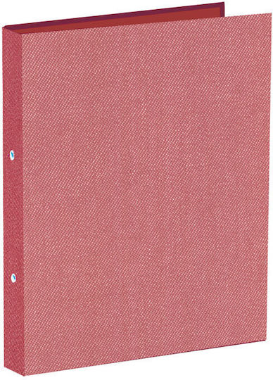 Typotrust Ντοσιέ με 2 Κρίκους 2/25 για Χαρτί Β5 Κόκκινο Jeans 2651