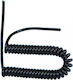 Netzkabel in Schwarz Farbe 1m 1Stück