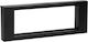 Orno Switch Frame in Black Color OR-GM-9010/B/RM