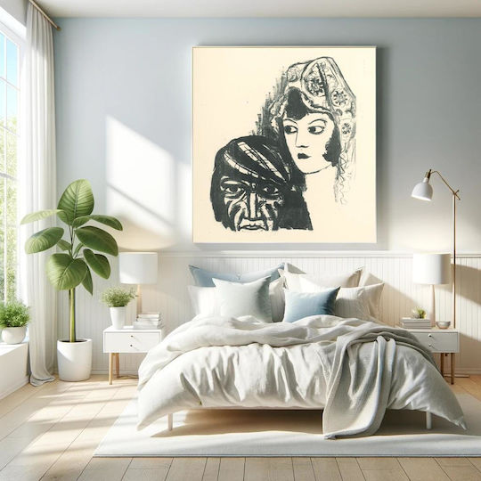 Spanish Painting on Canvas 120x120cm