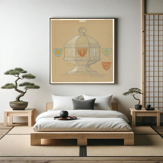 Design Elevation A Painting Metallic 120x120cm