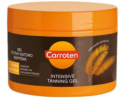 Carroten Intensive Tanning with Coconut Oil Gel Tanning for the Body with Color 150ml