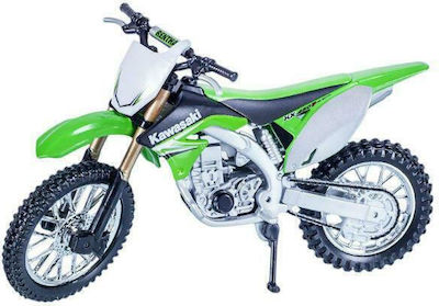 Mașinuță de jucărie 1:18 Kawasaki Kx 450f verde 14781