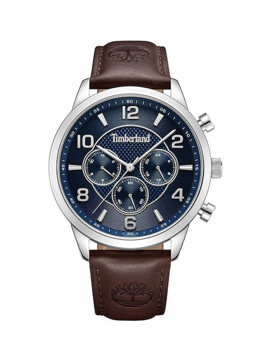 Timberland Uhr Chronograph Batterie mit Braun L...