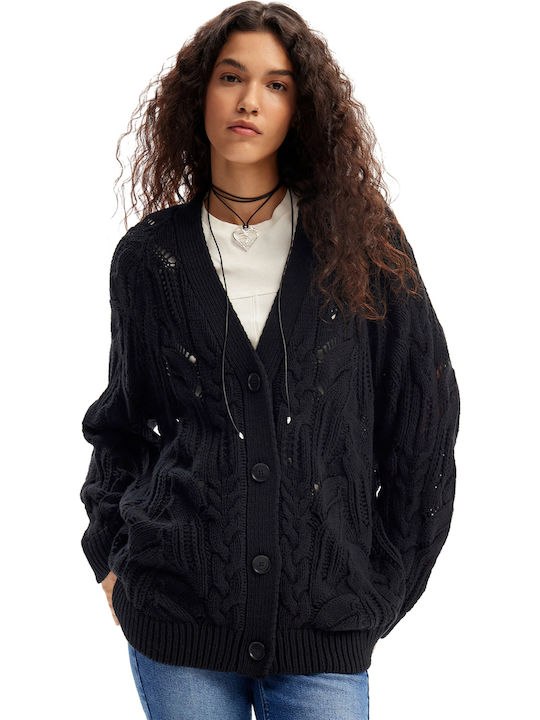 Desigual Janis Γυναικεία Πλεκτή Ζακέτα 2000/black