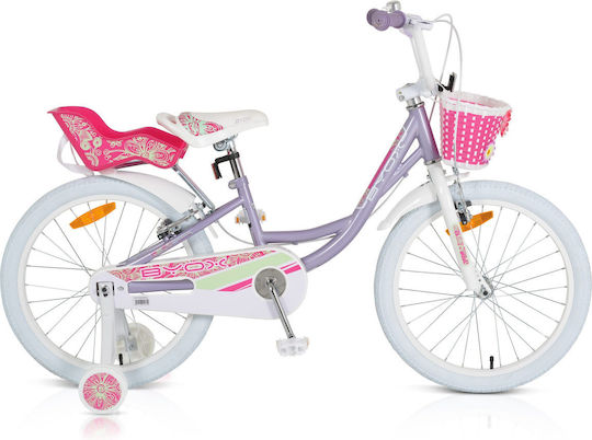 Byox Fashion Girl 20" Παιδικό Ποδήλατo Πόλης Μωβ