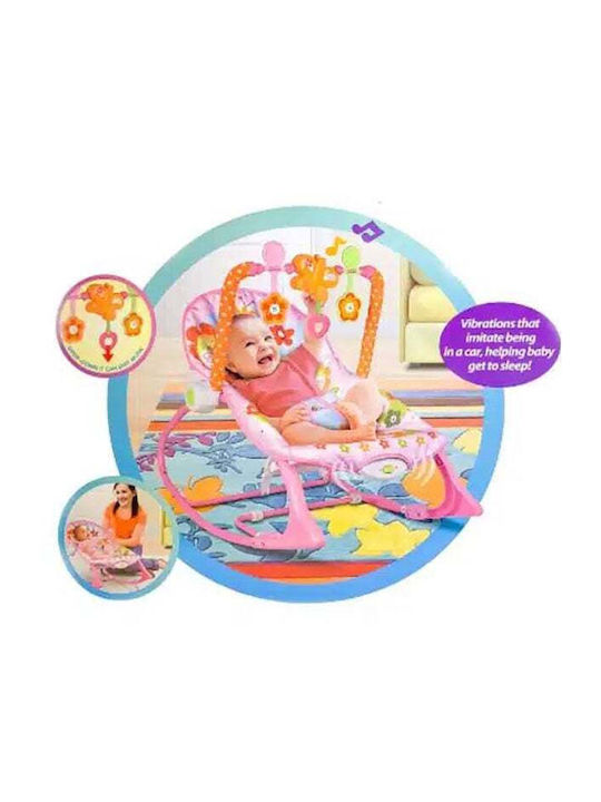 Elektrisch Baby Relax mit Musik und Vibration Rosa