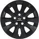 Jestic Set Capace de Roți Auto Storm X Compatibilitate Subaru 4 Bucăți 15 Negru