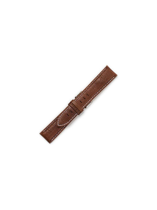 KOSTELO Leather Strap Brown 24mm